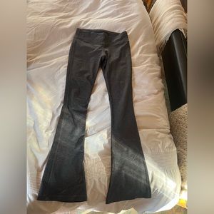 Gray splits59 flared leggings